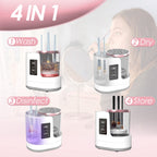 4-in-1 Automatic Makeup Brush Cleaner, Dryer, and Sanitizer