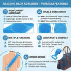 🛁Silicone Bathing Scrubber Belt for Men & Women