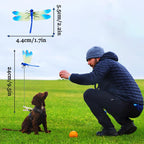Dragonfly Clip Decoy – Colorful Motion Deterrent & Garden Ornament