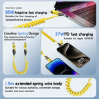New Year HOT Sale - 49% OFF!-🔥4 in 1 Spring Fast Charging Cable