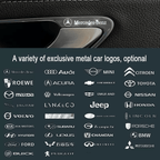 3D Creative Aluminum Foil Car Stickers | 5 & 10 PCS Set | Gold & Silver